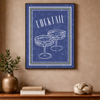Affiche "Cocktail contemporain"