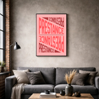 Affiche contemporaine "Prestance"