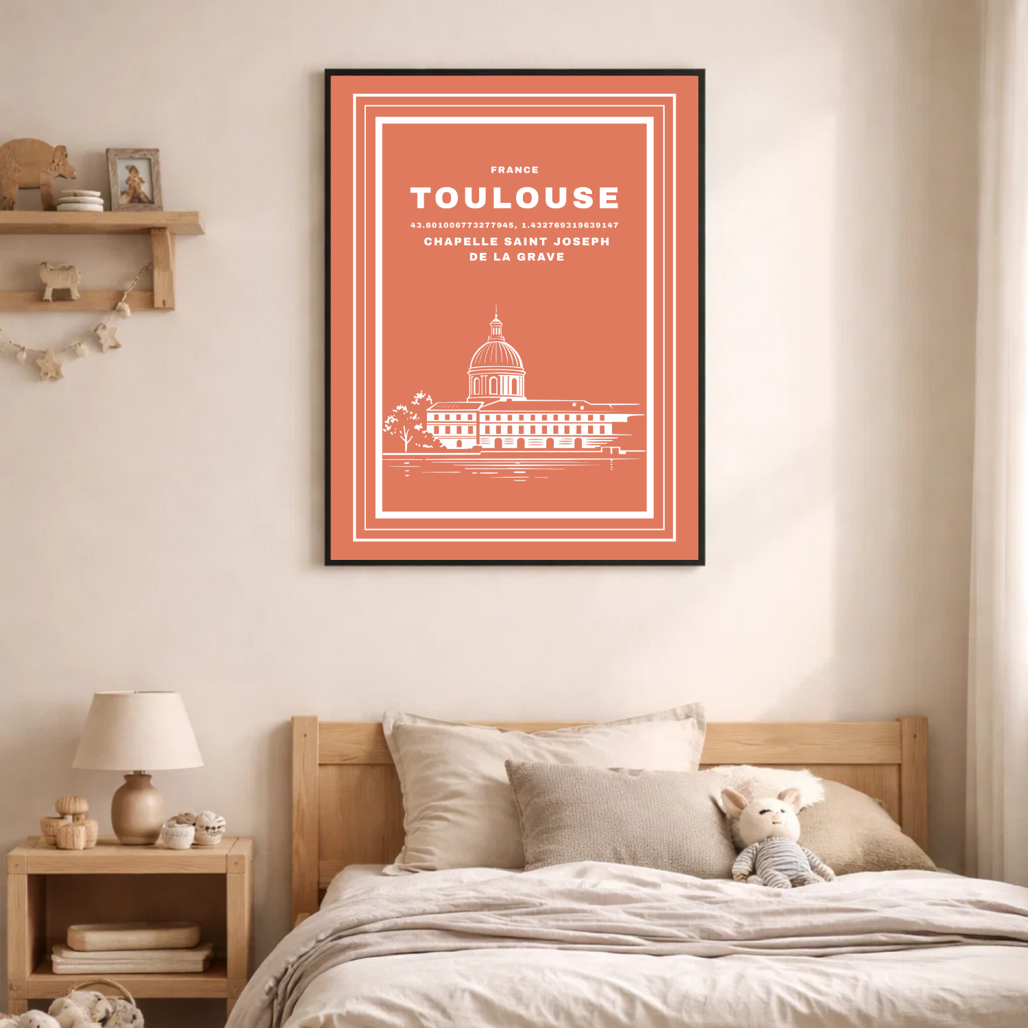 Affiche "Chapelle de la Grave contemporaine"