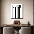 Affiche contemporaine "Build"