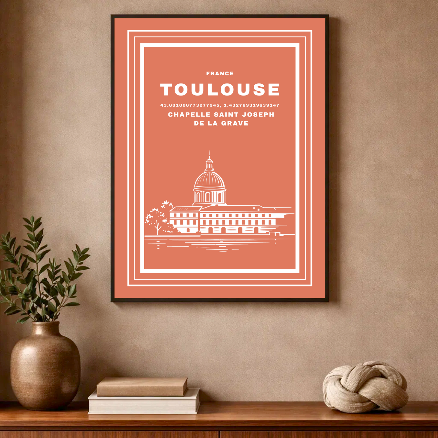 Affiche "Chapelle de la Grave contemporaine"