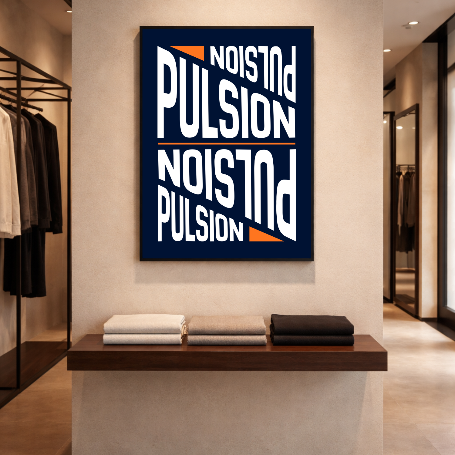 Affiche "Pulsion" contemporaine