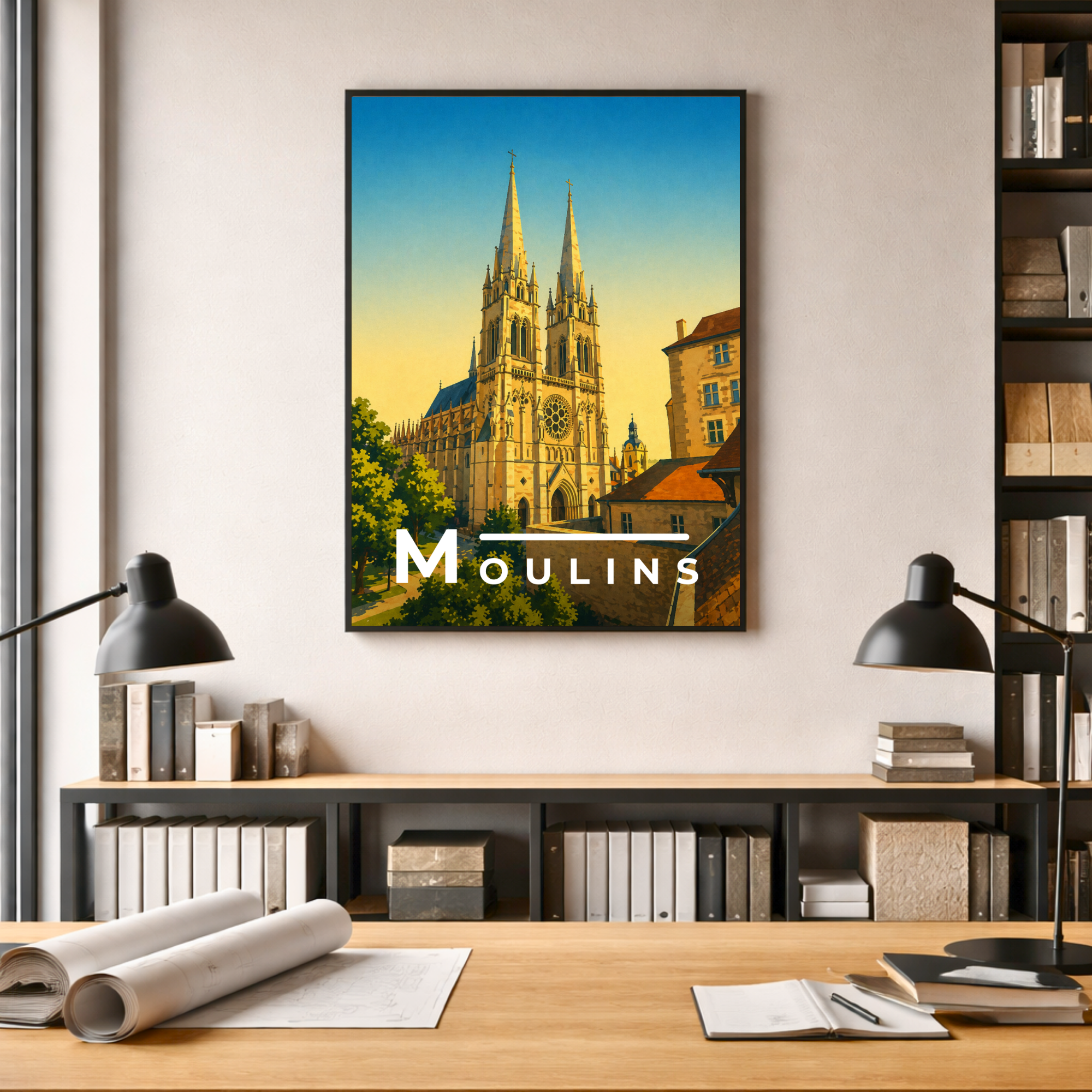 Affiche Moulins