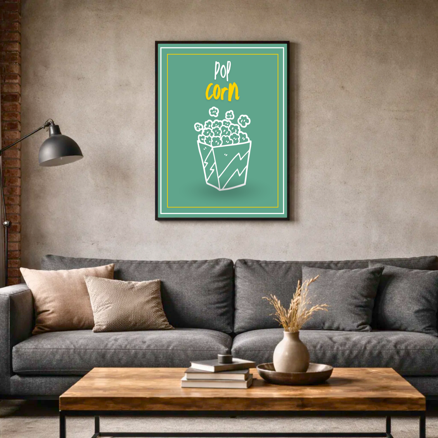Affiche "Pop corn"
