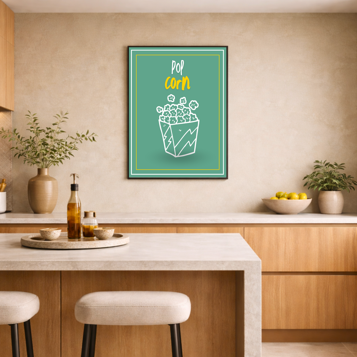 Affiche "Pop corn"