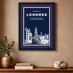 Affiche "Londres contemporaine"