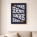 Affiche contemporaine "Sérénité"