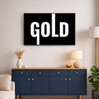 Affiche contemporaine "Gold"