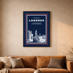 Affiche "Londres contemporaine"