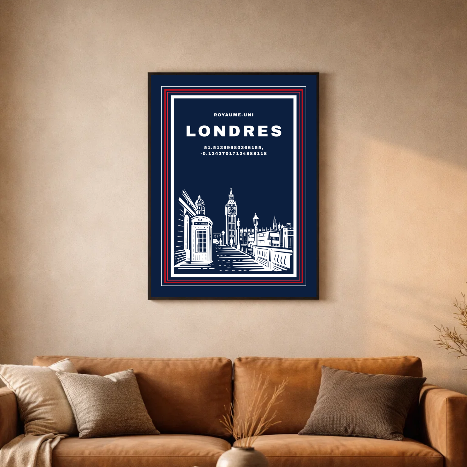 Affiche "Londres contemporaine"