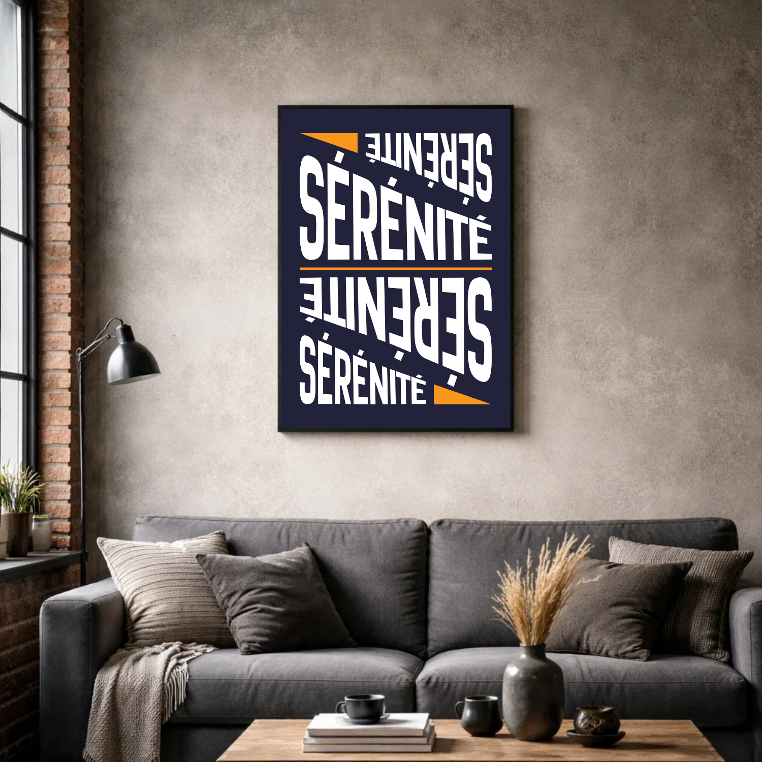 Affiche contemporaine "Sérénité"