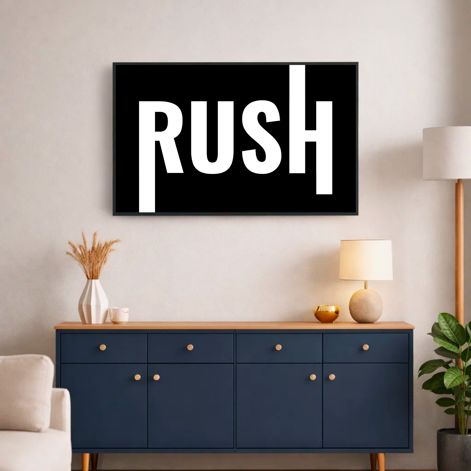 Affiche contemporaine "Rush"