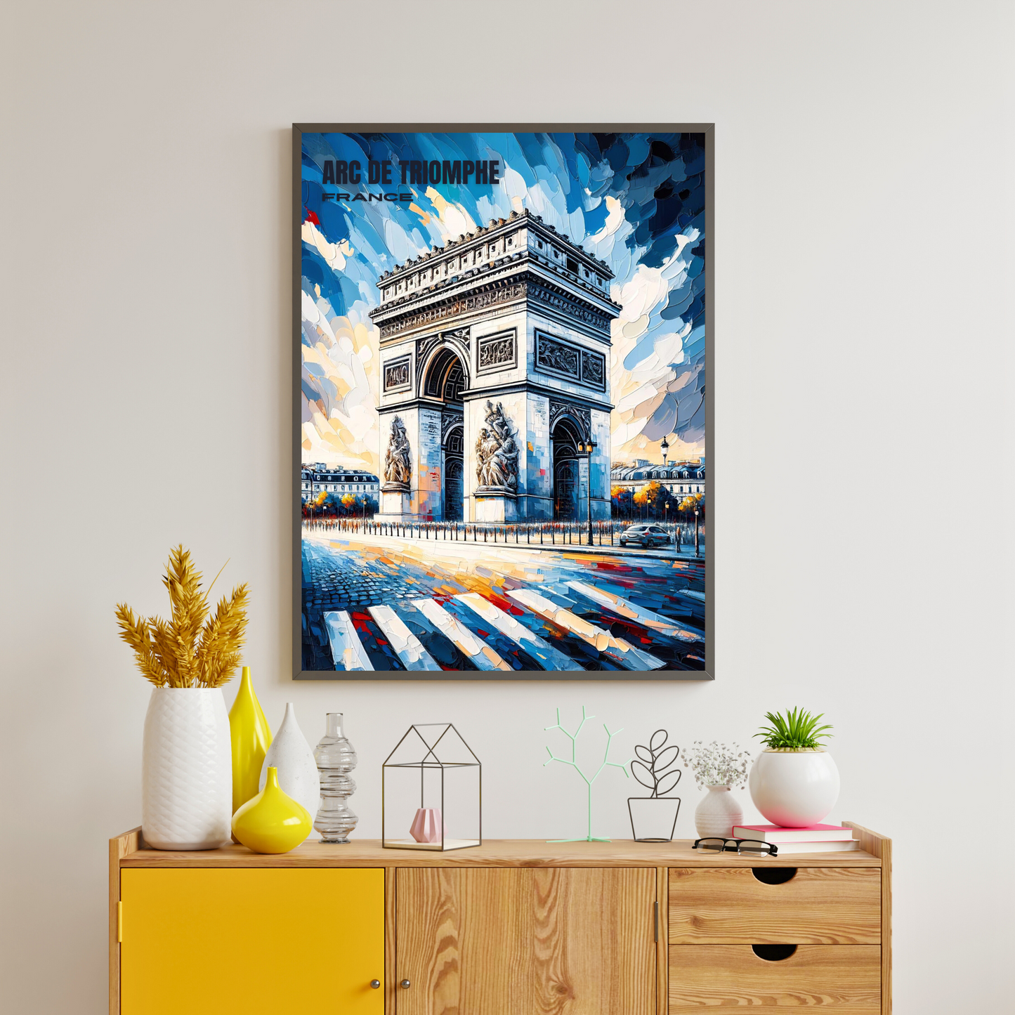 Affiche "Arc de Triomphe - France"