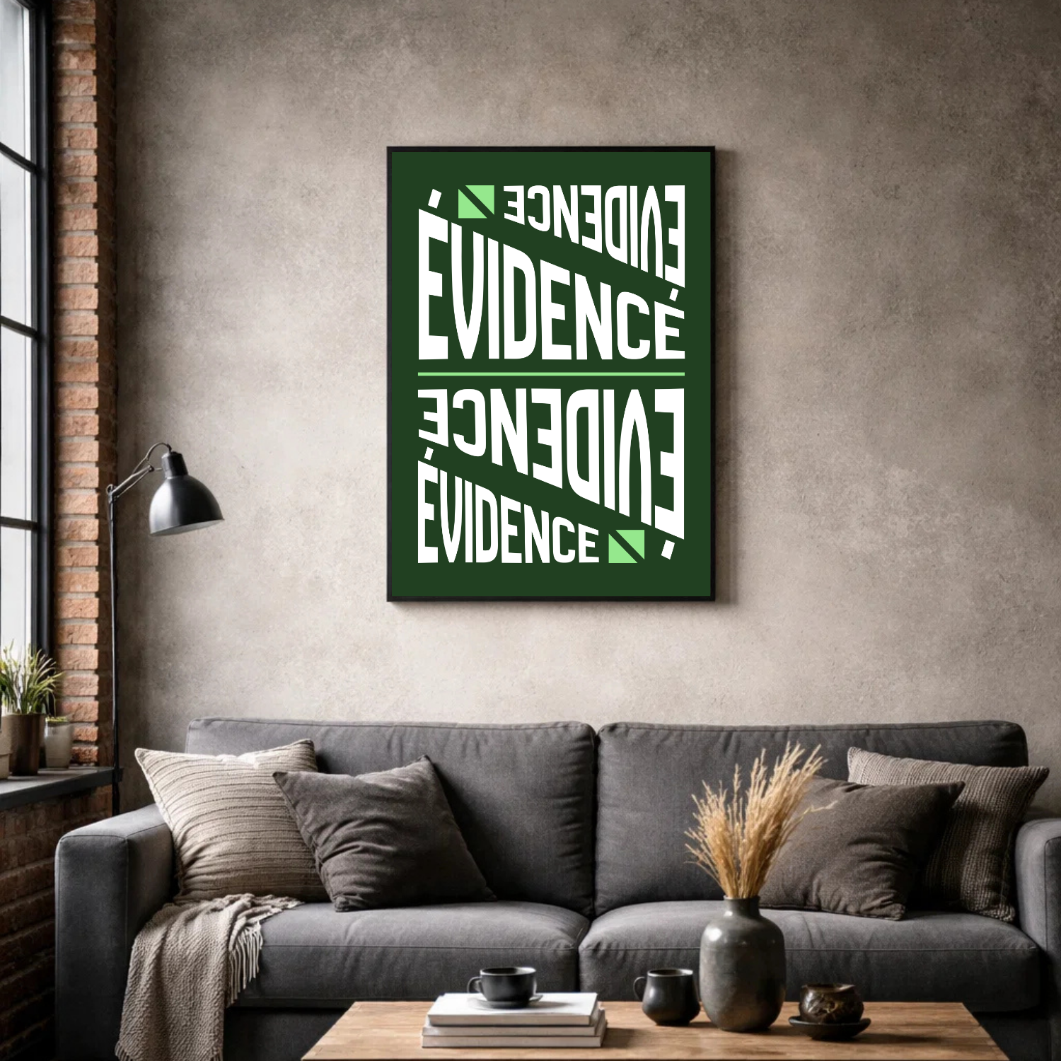 Affiche contemporaine "Évidence"