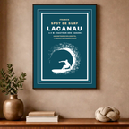 Affiche "Lacanau surf contemporain"