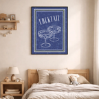Affiche "Cocktail contemporain"