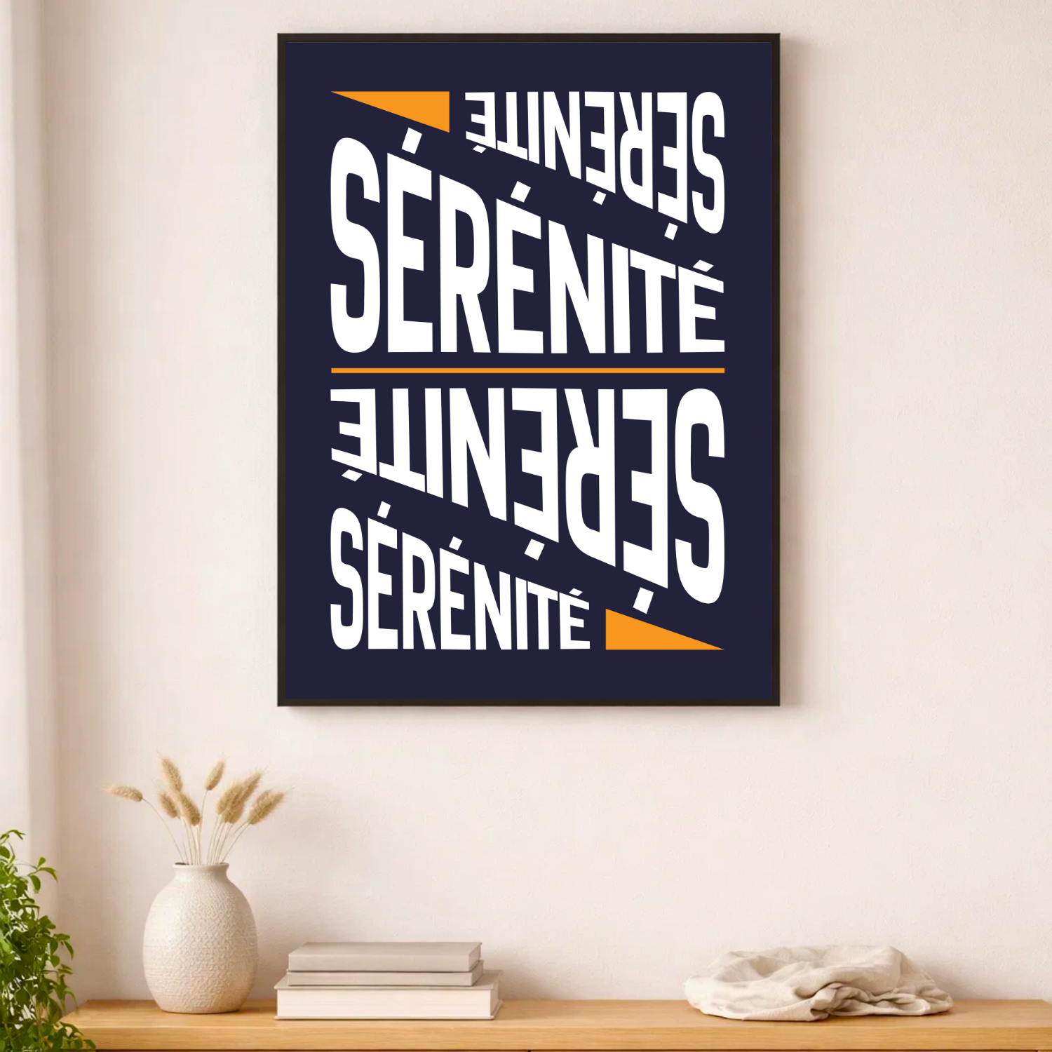 Affiche contemporaine "Sérénité"