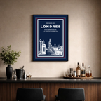 Affiche "Londres contemporaine"