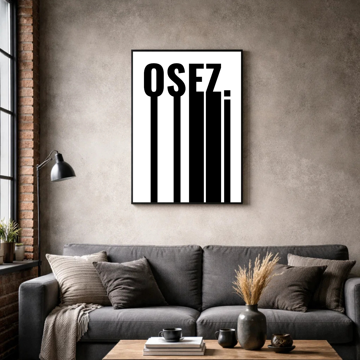 Affiche contemporaine "Osez"