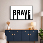 Affiche contemporaine "Brave"