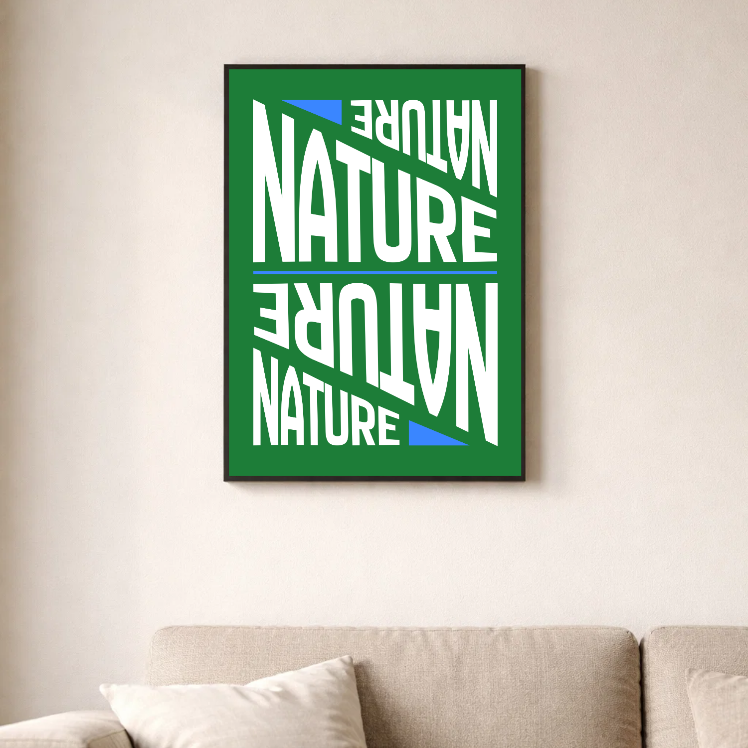 Affiche contemporaine "Nature"