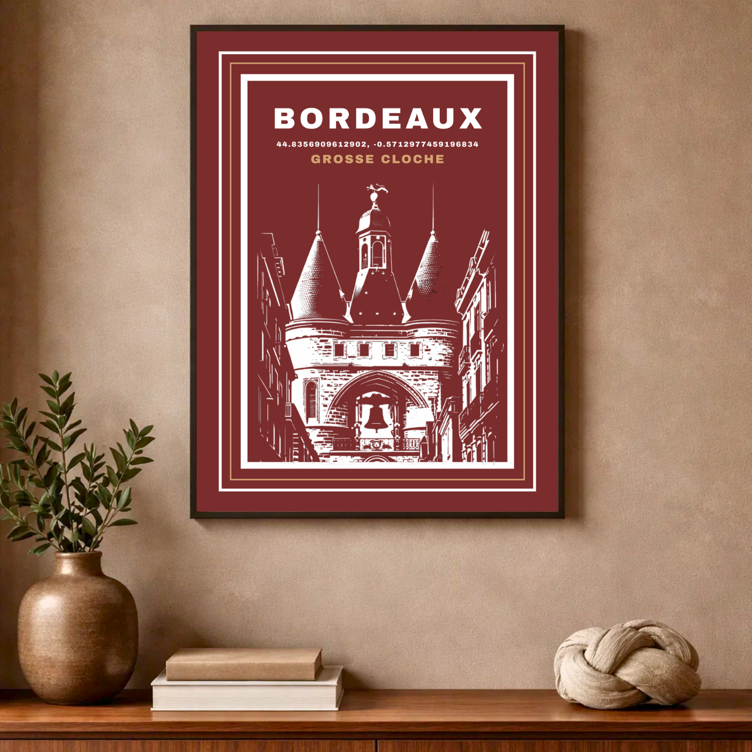 Affiche "Grosse cloche contemporaine"