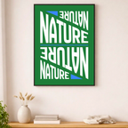 Affiche contemporaine "Nature"