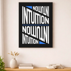 Affiche contemporaine "Intuition"