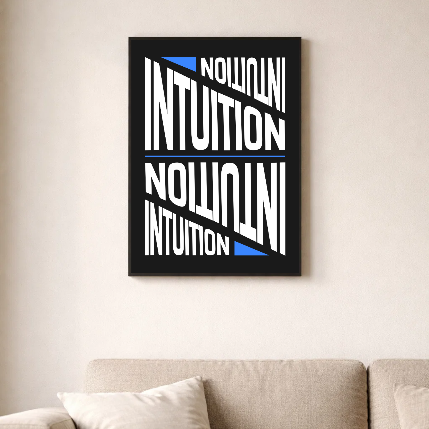 Affiche contemporaine "Intuition"