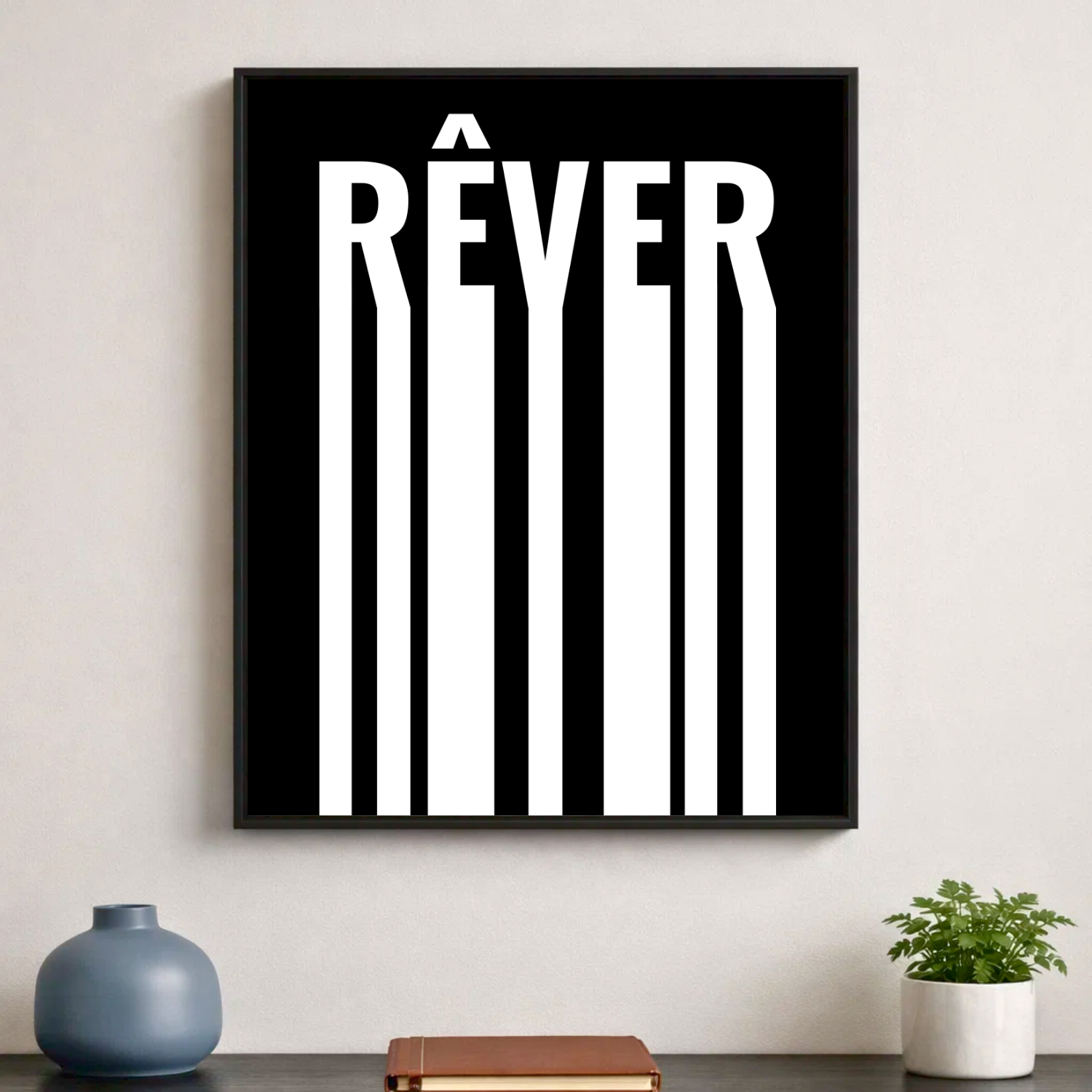 Affiche contemporaine "Rêver"