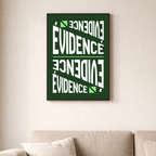 Affiche contemporaine "Évidence"