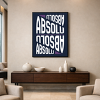 Affiche "absolu" contemporaine
