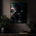 Affiche Courage – Never Give Up