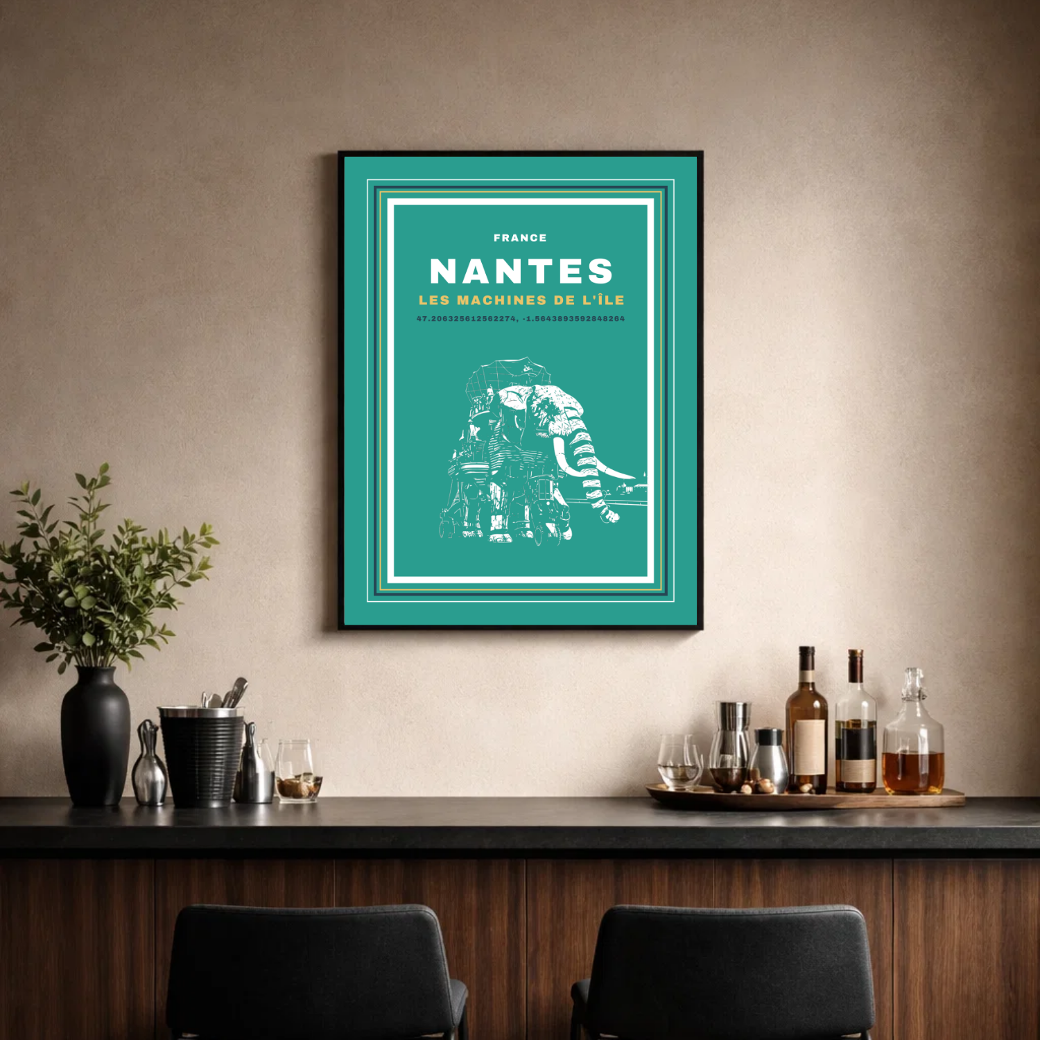 Affiche "Machines de l’Île contemporaines"