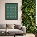 Affiche "Entrelacs forêt"