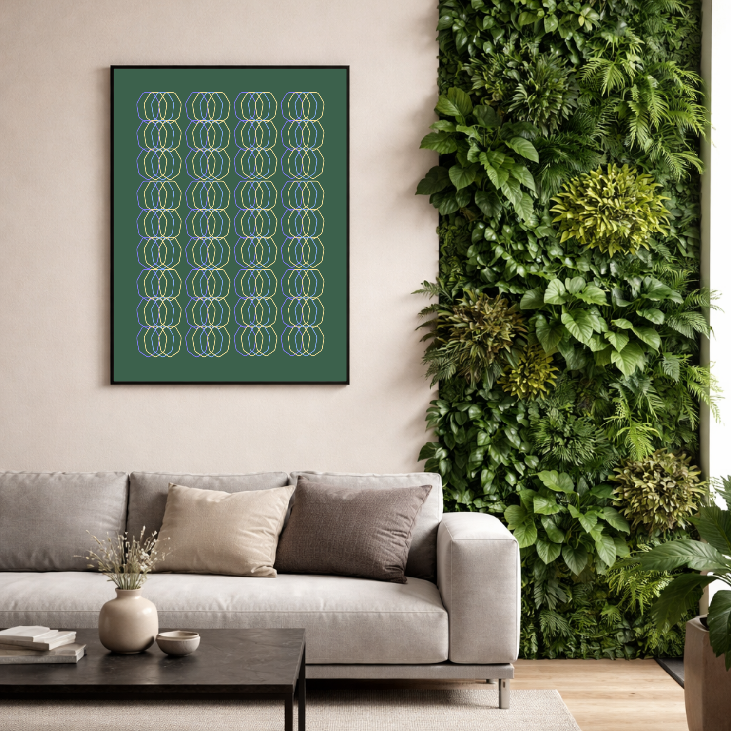 Affiche "Entrelacs forêt"