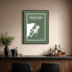Affiche "Escalade contemporaine"