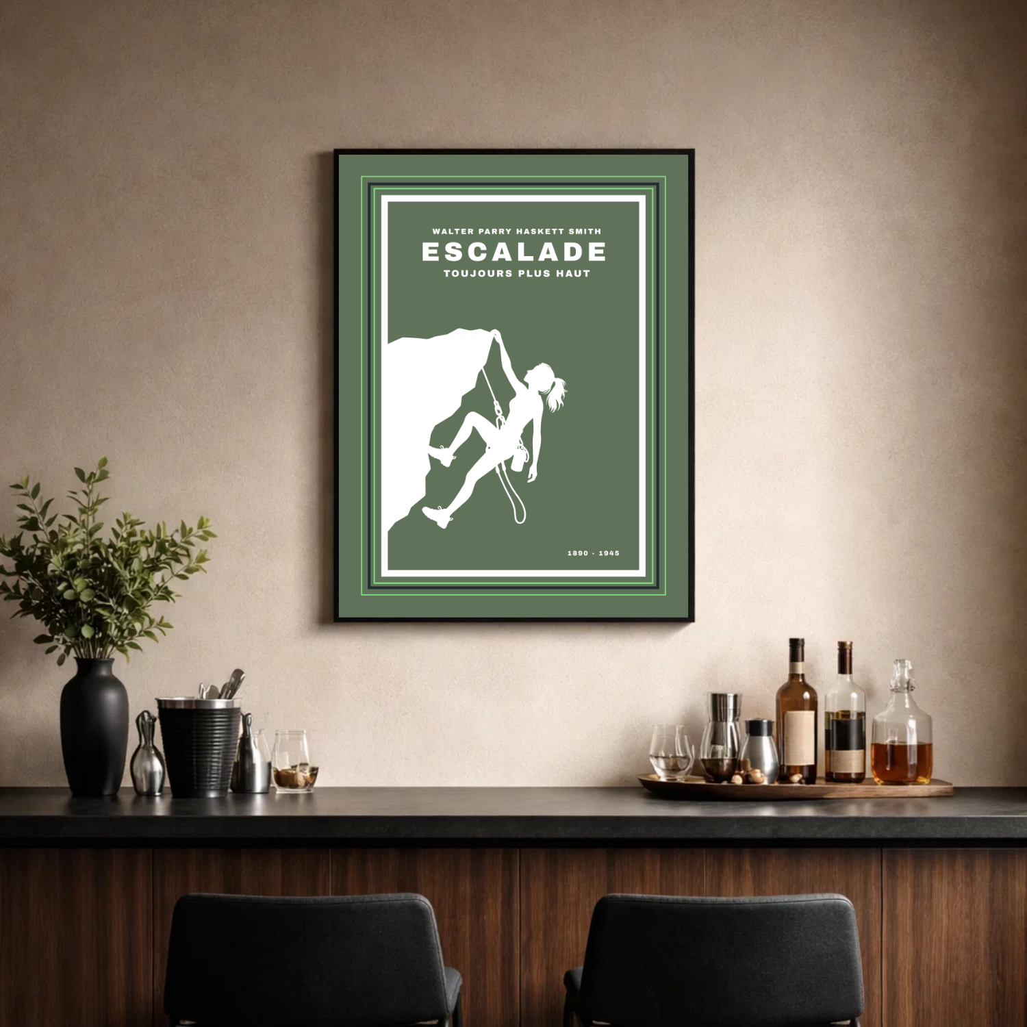 Affiche "Escalade contemporaine"
