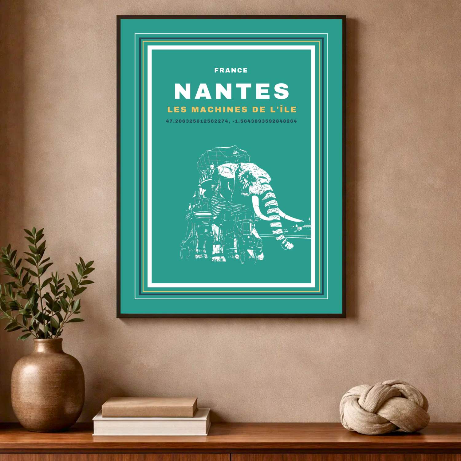 Affiche "Machines de l’Île contemporaines"