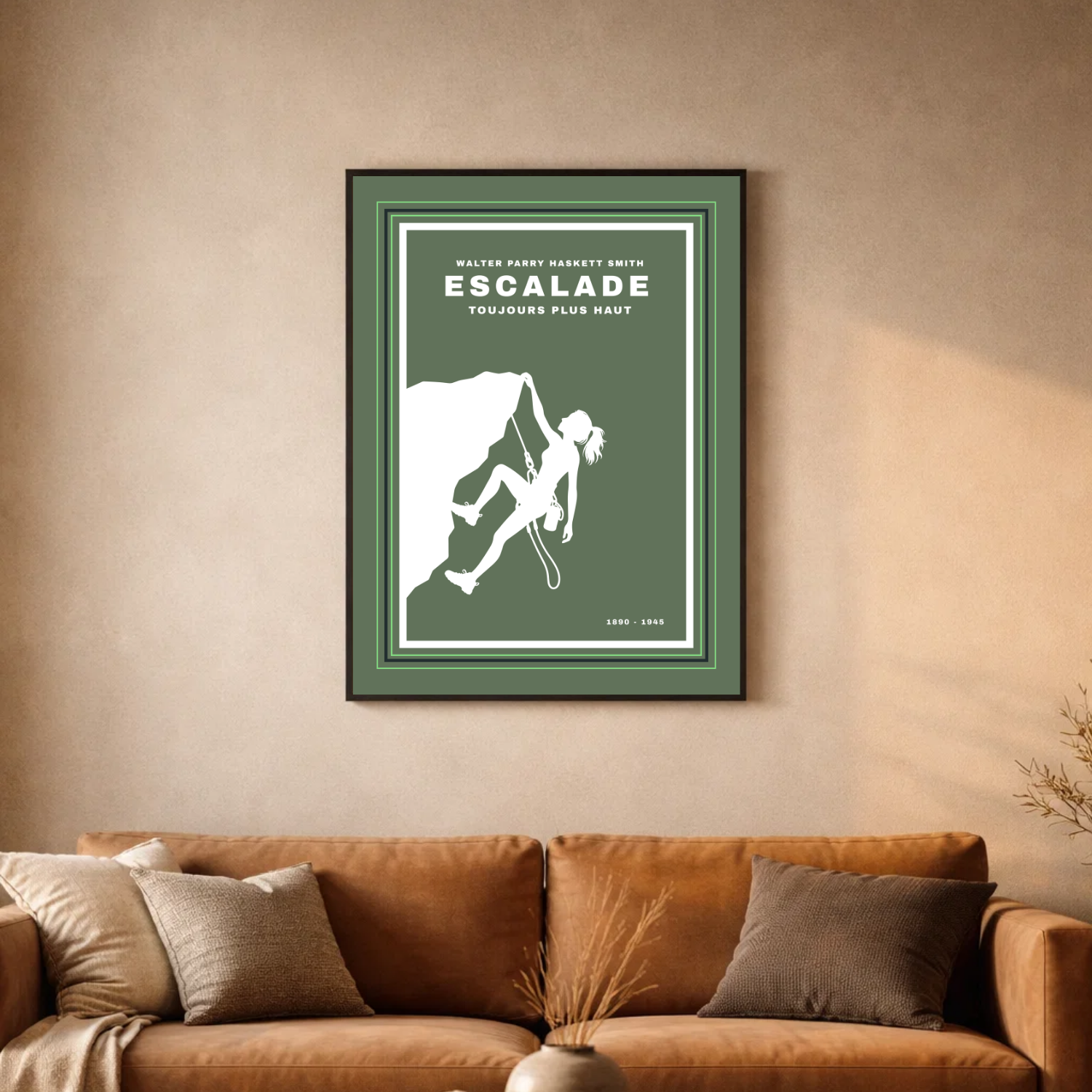 Affiche "Escalade contemporaine"