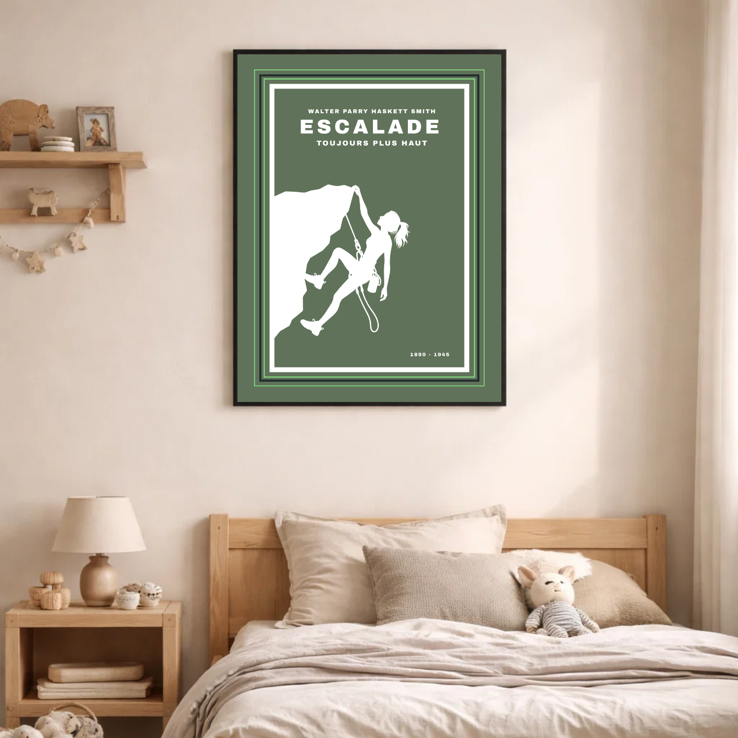 Affiche "Escalade contemporaine"