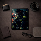 Affiche Courage – Never Give Up