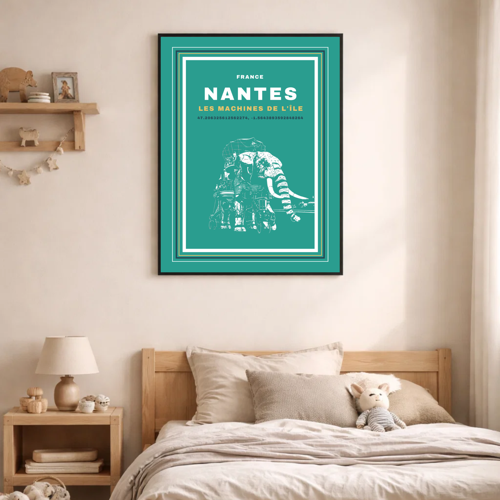 Affiche "Machines de l’Île contemporaines"