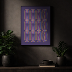 Affiche "Fusion vibrante"