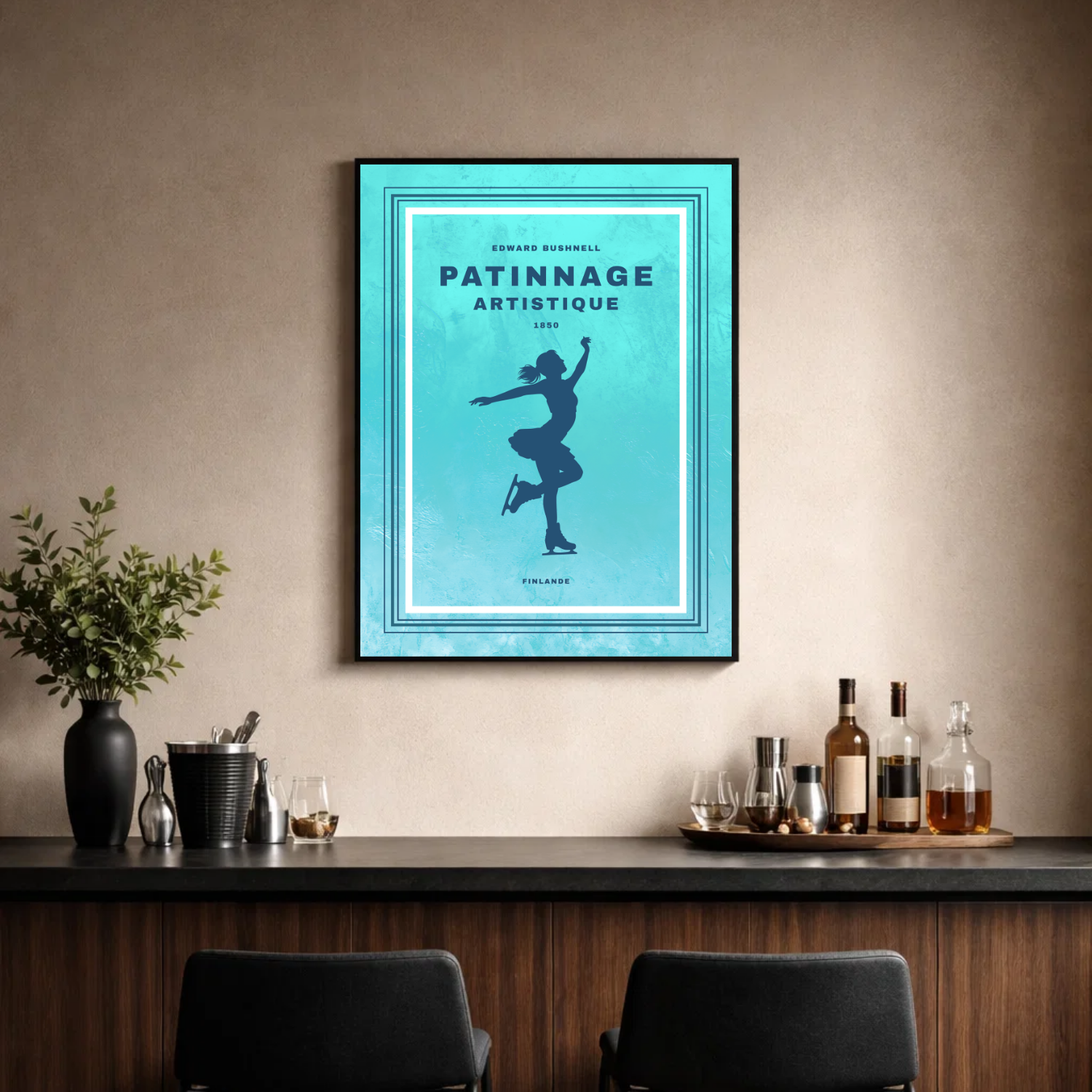 Affiche "Patinage artistique contemporain"