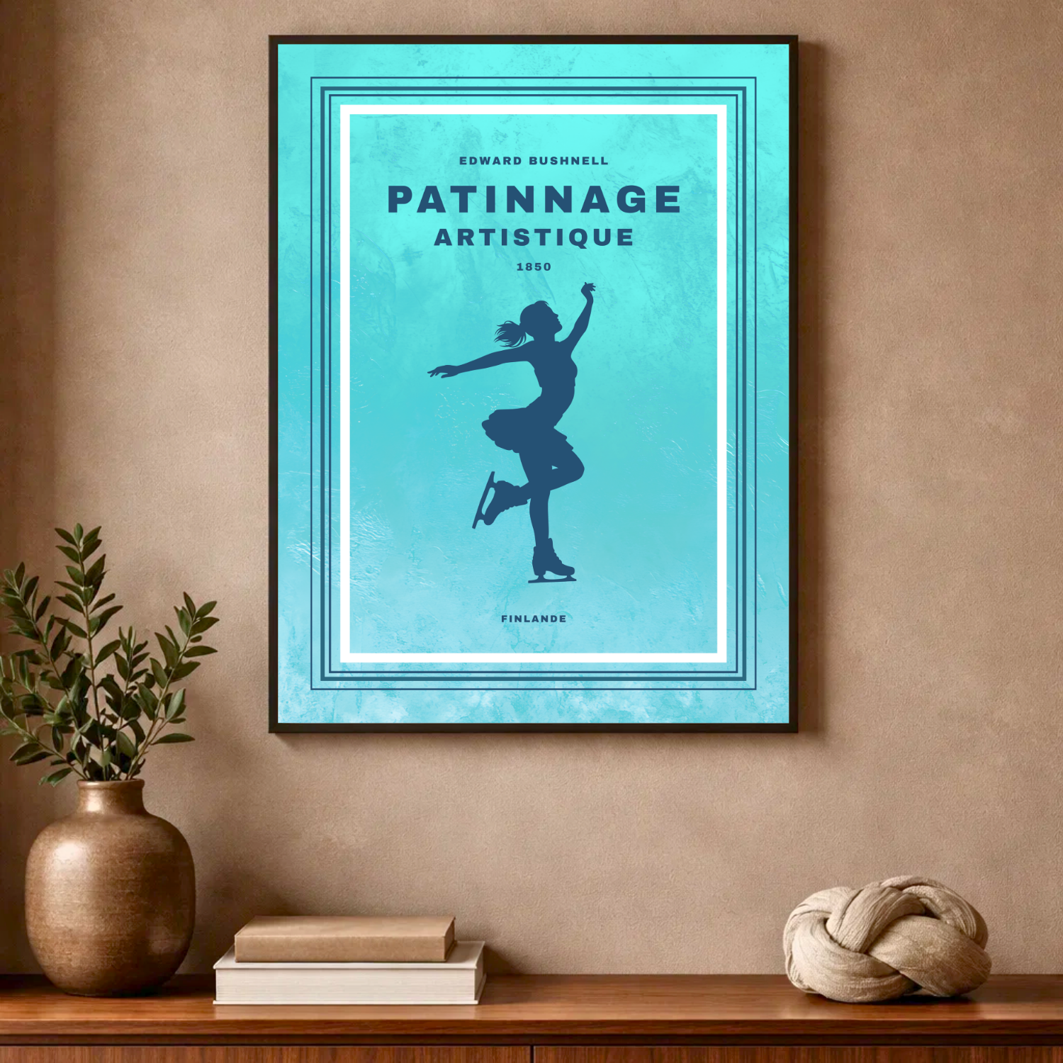Affiche "Patinage artistique contemporain"