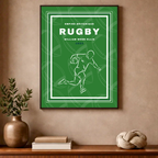 Affiche "Rugby contemporain"