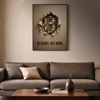 Affiche Mindset – No Chance. Just Work