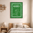 Affiche "Rugby contemporain"