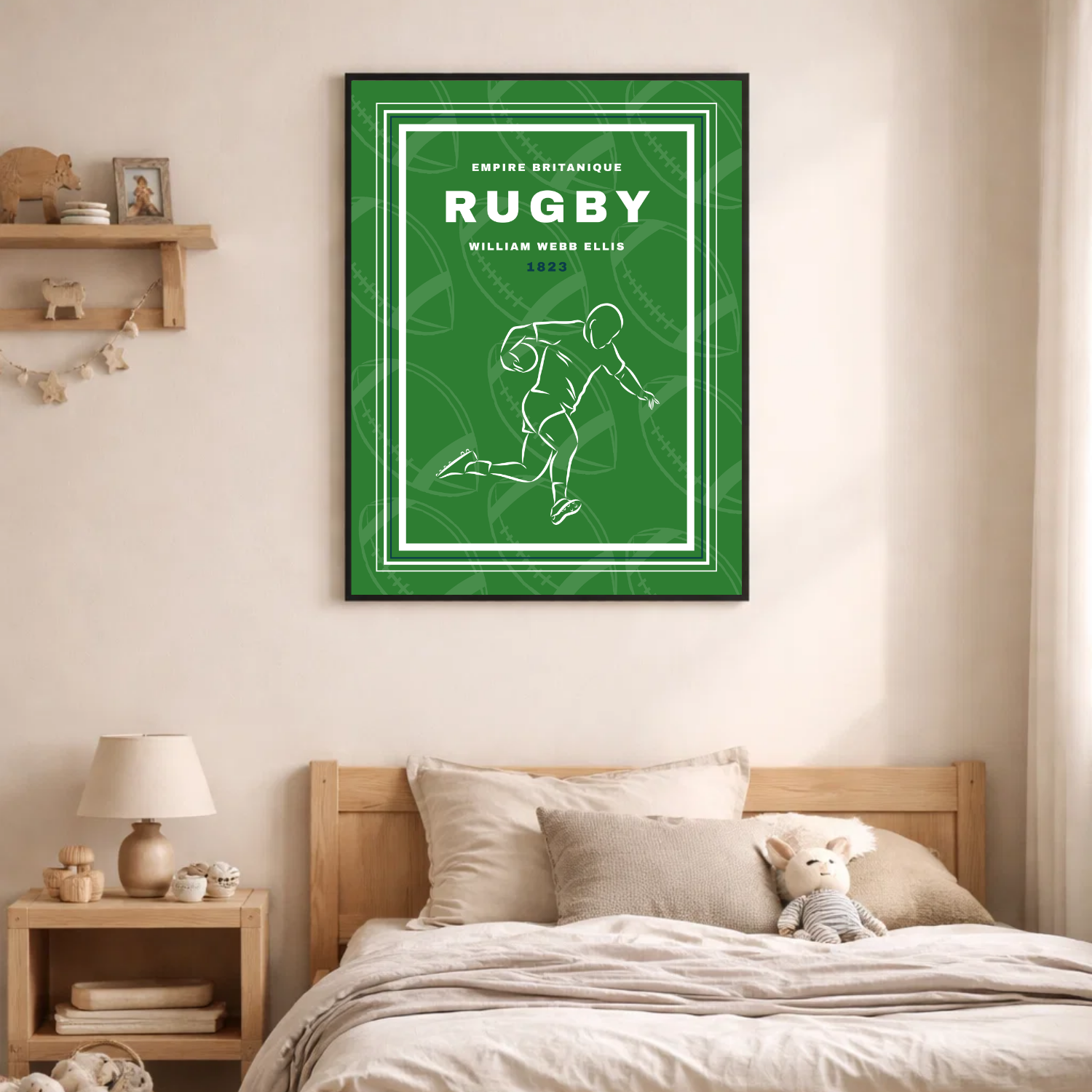 Affiche "Rugby contemporain"